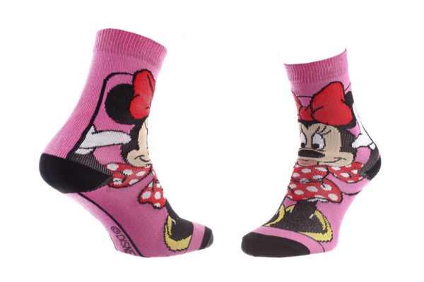 Шкарпетки дитячі Disney Minnie Daisy Bras En Haut 83153531-2 27-30 світло-сірі фото