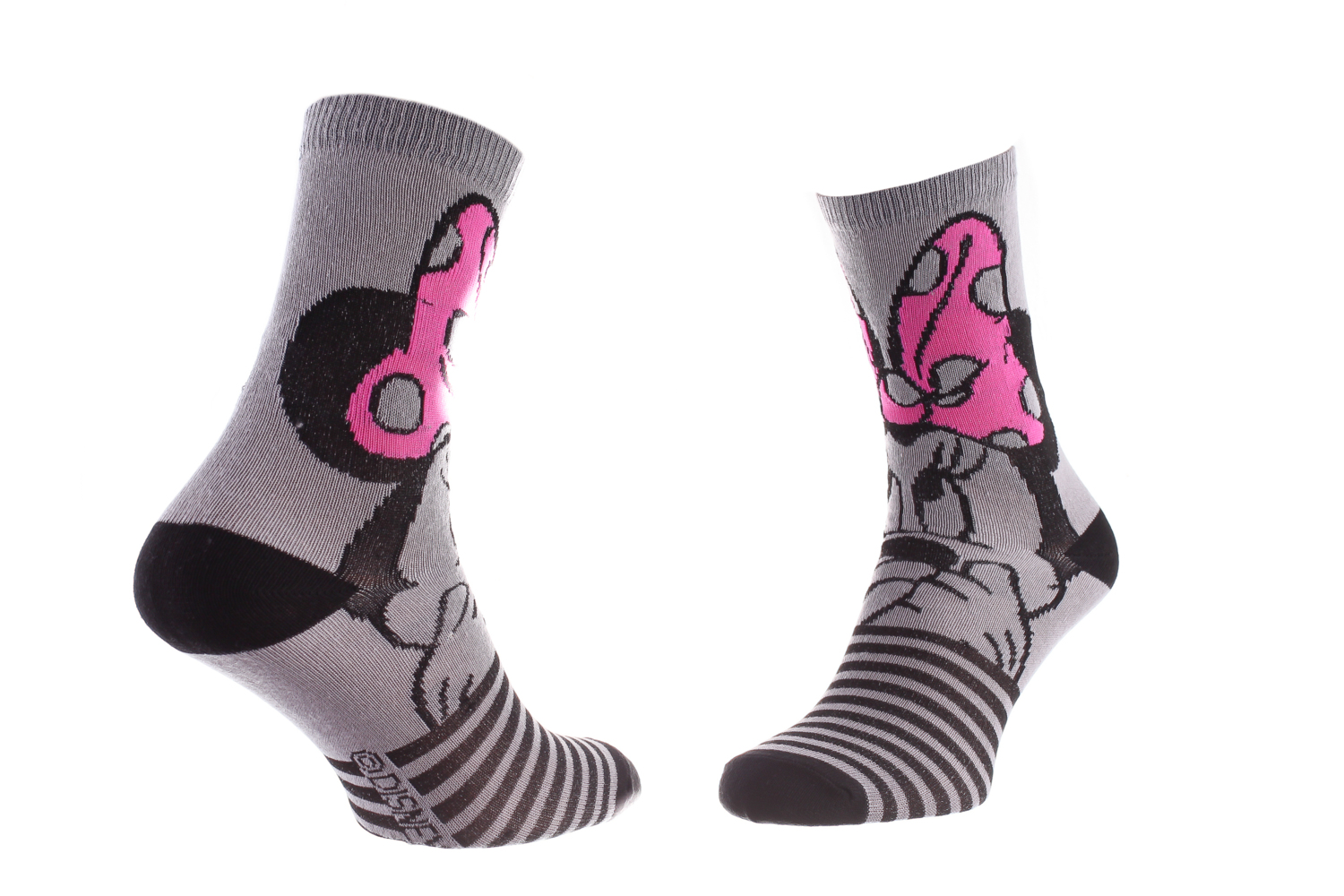 Шкарпетки дитячі Disney Minnie Main Devant Bouche 83153531-5 27-30 сіро-жовті