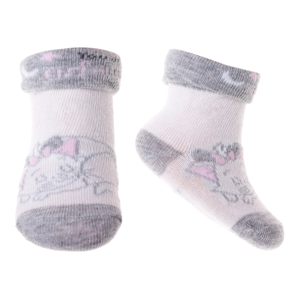 Шкарпетки дитячі Disney Minnie Marie 43891564-4 6 -12 сіро-жовті фото