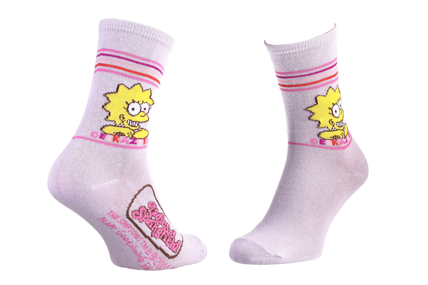 Шкарпетки дитячі Simpson Lisa Geekazoid 13057681-8 35 - 41 рожеві