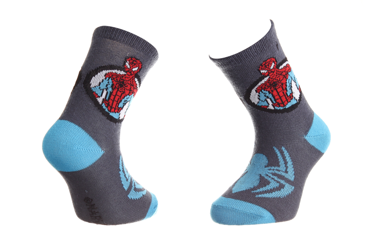 Шкарпетки дитячі Spider Man Buste Spiderman 43890147-6 19-22 сірі