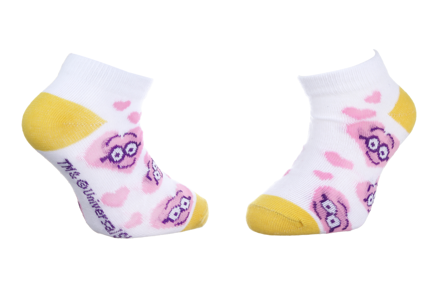 Шкарпетки дитячі Disney Minnie Tete Dans Coeur 83890431-8 27-30 білі/рожеві