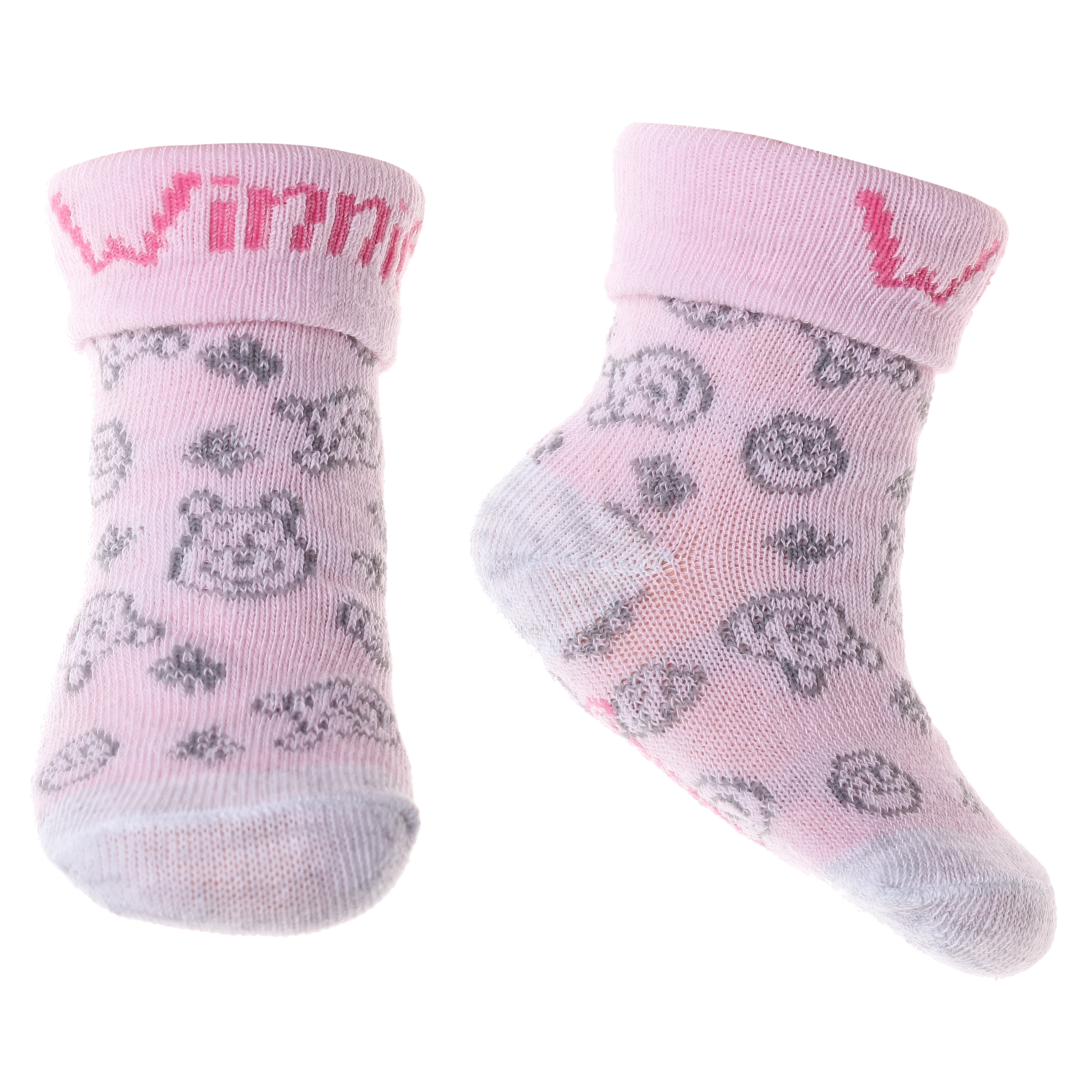 Шкарпетки дитячі Vilaines Fille Et Bourriquet 43890964-3 6 -12 сіро-жовті фото1