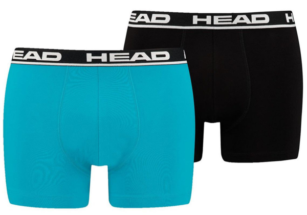 

Набор трусов-боксеров мужских Head Basic Boxer 2P 701202741-021 L 2 шт голубые/черные