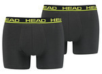 Набор трусов-боксеров мужских Head Basic Boxer 2P 701202741-009 XL 2 шт графитовые/желтые фото 1