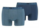 Набор трусов-боксеров мужских Head Basic Boxer 2P 701202741-003 L 2 шт синие/голубые фото 1