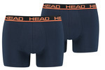 Набор трусов-боксеров мужских Head Basic Boxer 2P 701202741-010 XL 2 шт темно-синие/оранжевые фото 1