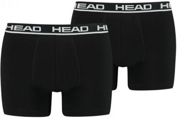 Набор трусов-боксеров мужских Head Basic Boxer 2P 701202741-005 XXL 2 шт черные фото