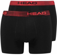 Набір трусів-боксерів чоловічих Head Basic Boxer 2P 701221813-001 M 2 шт чорні/червоні