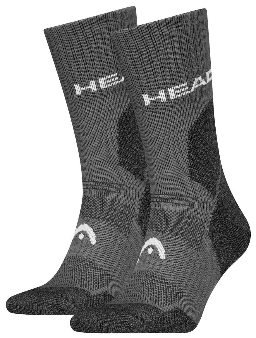 Набор носков Head Hiking All Climates Crew 2P 701229024-002 43-46 2 шт серые фото1