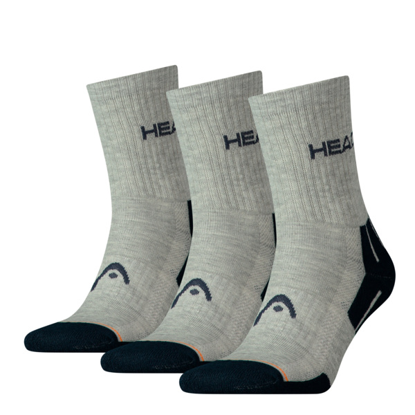 

Набор носков Head Performance Short Crew 3Ppk 741019001-650 35-38 3 шт серые/синие