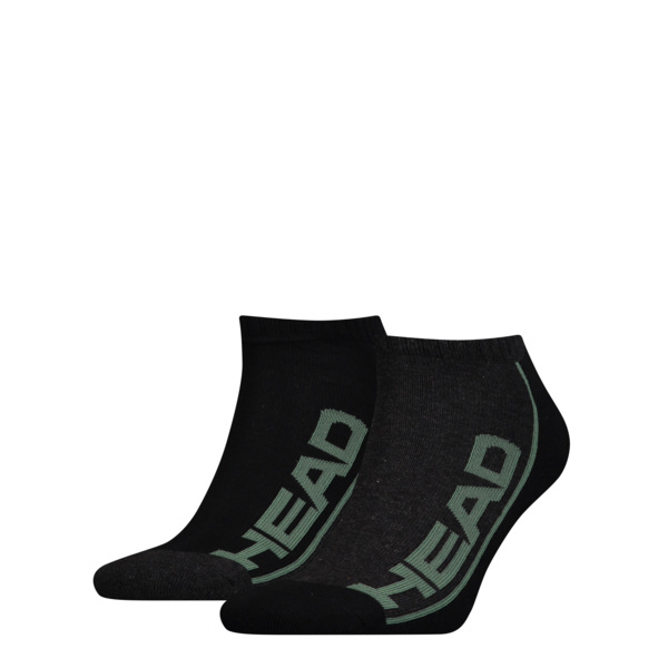 Набор носков Head Performance Sneaker 2P 791018001-164 39-42 2 шт зеленые/черные
