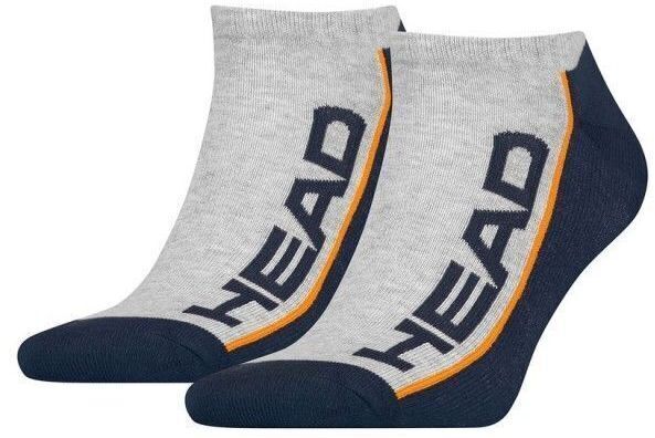 Набор носков Head Performance Sneaker 2P 781008001-870 35-38 2 шт синие/серые фото