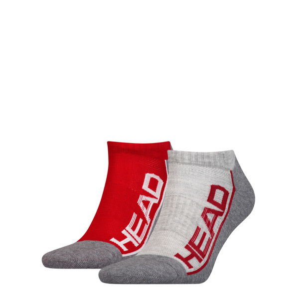 Набор носков Head Performance Sneaker 2P 791018001-070 39-42 2 шт красные/серые фото