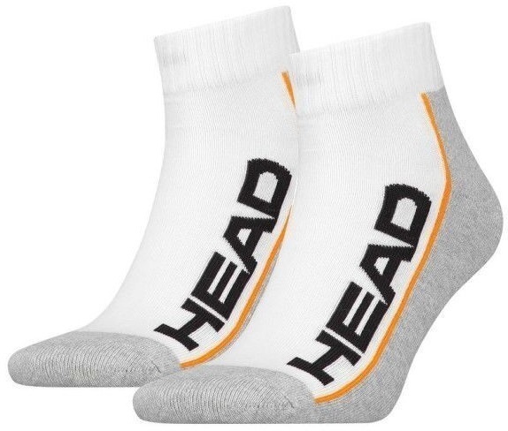 

Набор носков Head Stripe Quarter 2P 781009001-062 35-38 2 шт белые/серые