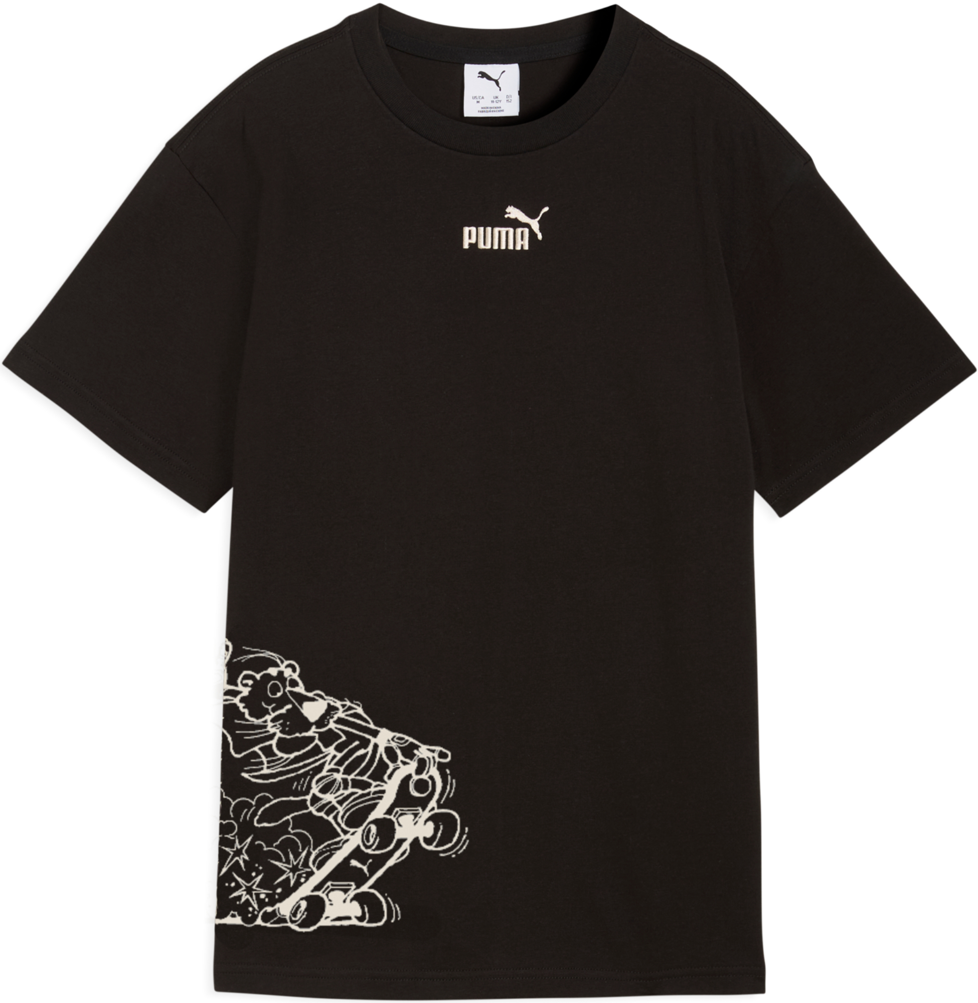 Футболка дитяча Puma Essentials Graphics 692610-01 140 чорнафото1