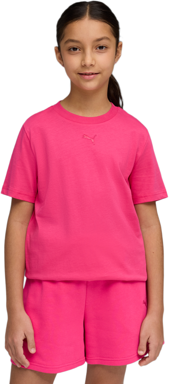 Футболка для дівчаток Puma Essentials Foundation 692972-59 116 рожева