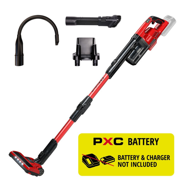Пылесос аккумуляторный Einhell TE-SV 18 Li-FLX-Solo 18В 120мбар контейнер 0.6л LED 1.05кг без АКБ и ЗП