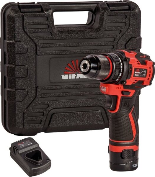 Шуруповерт-дрель аккумуляторная Vitals Master AU 1232c BL Kit (235676)