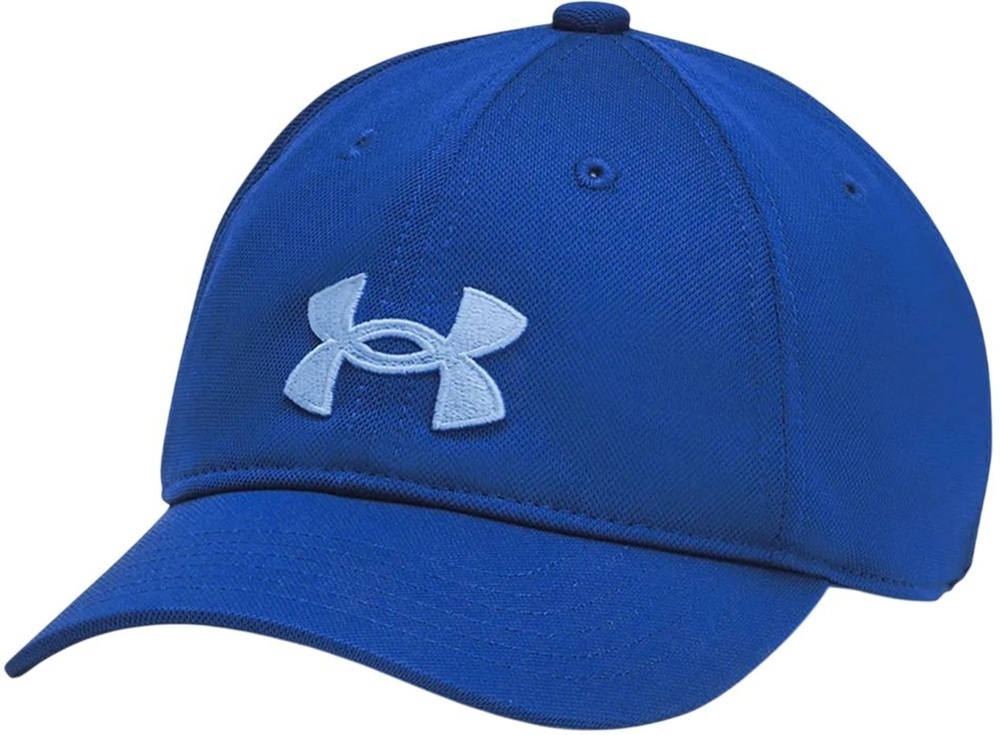 Кепка дитяча Under Armour Boy's Blitzing Adj 1376712-432 синя фото1