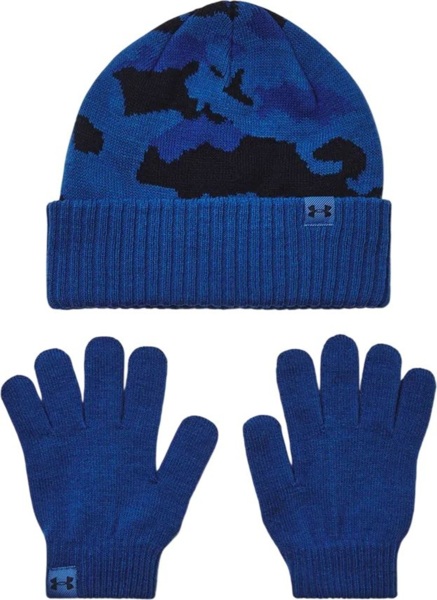 Набір шапка і рукавички Under Armour B Beanie/Glove Combo 1386641-432 сині фото