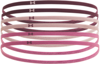 Повязка на голову Under Armour W MINI ELASTIC 6PK 1389932-602 розовая/пудровая/бордовая