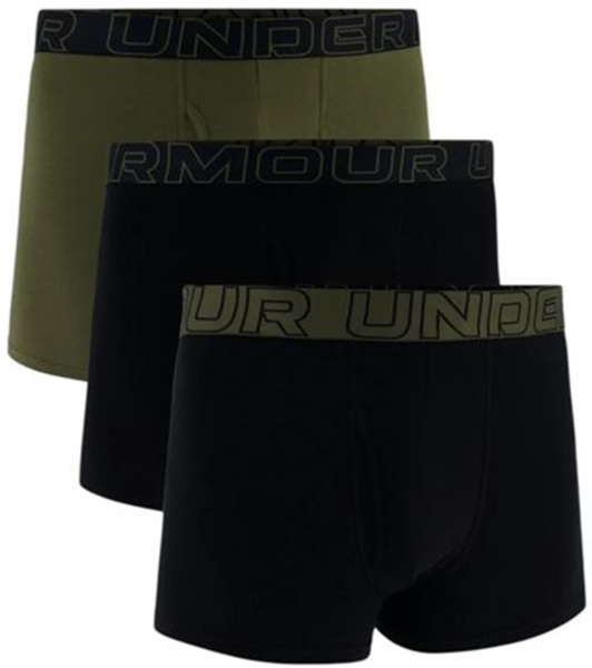 

Набор трусов-боксеров Under Armour Performance Cotton - Solid 3PK 1383891-005 2XL 3 шт. черные/зеленые