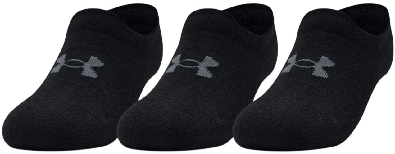 Набор носков Under Armour Essential UltraLowTab 3pk 1351784-002 M 3 шт. черные фото 1