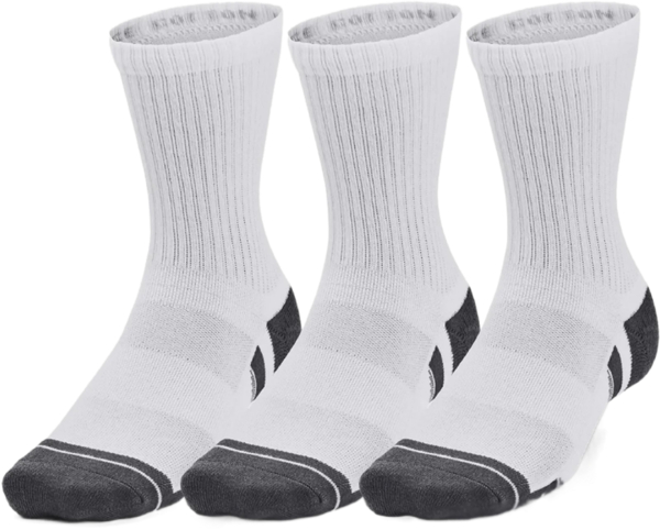 Носки Under Armour Performance Cotton 3p Mid 1379530-100 L белые фото 