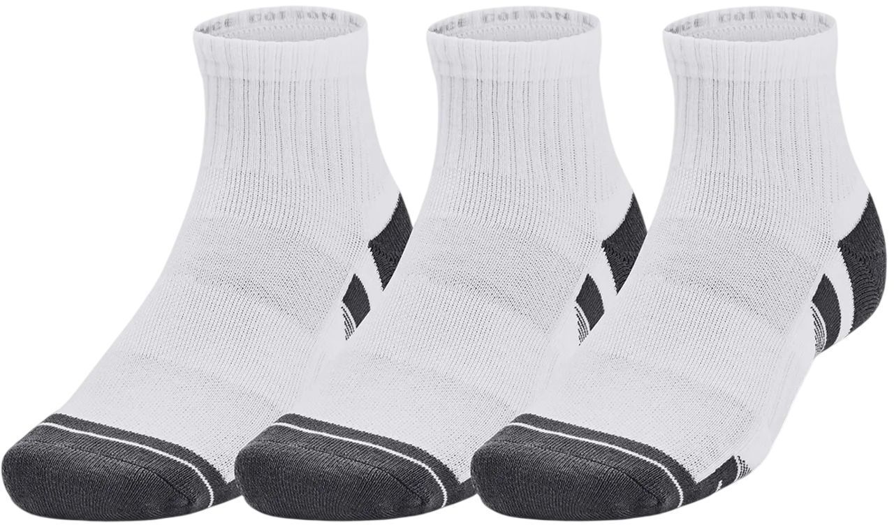 Носки Under Armour Performance Cotton 3p Qtr 1379528-100 XL белые фото 1