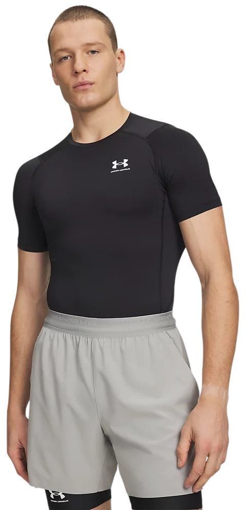 Футболка компресійна Under Armour HG Armour Comp SS 1361518-001 S чорна фото1