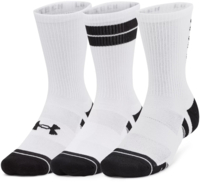 Набор носков Under Armour Performance Tech Nov 3pk Crew 1379515-101 L 3 шт. белые