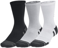 Набор носков Under Armour Unisex Perf Tech 6pk Crew 1386242-011 L 6 шт. черные/белые/серые