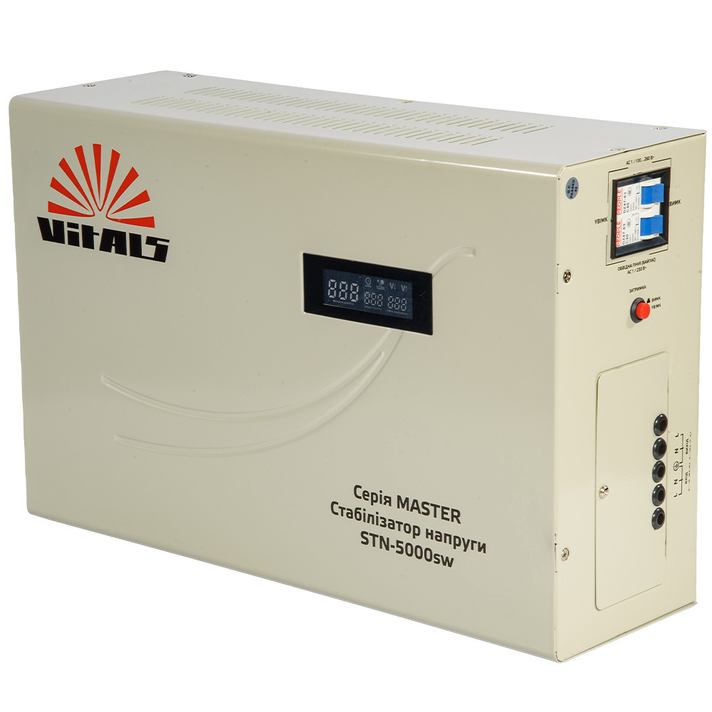 Стабилизатор напряжения Vitals Master STN-5000sw 3000 Вт (246603) фото 1