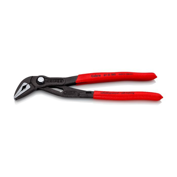 Клещи сантехнические KNIPEX Cobra, утонченные губки 0-42мм, 250мм (87-51-250) фото 1