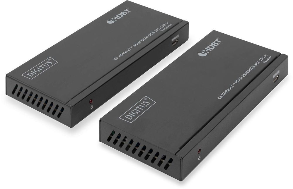 Набор удлинителей DIGITUS HDMI, HDBaseT, UHD 4K2K@60Гц (CАТ6А,7,8) 150м (DS-55508) фото1