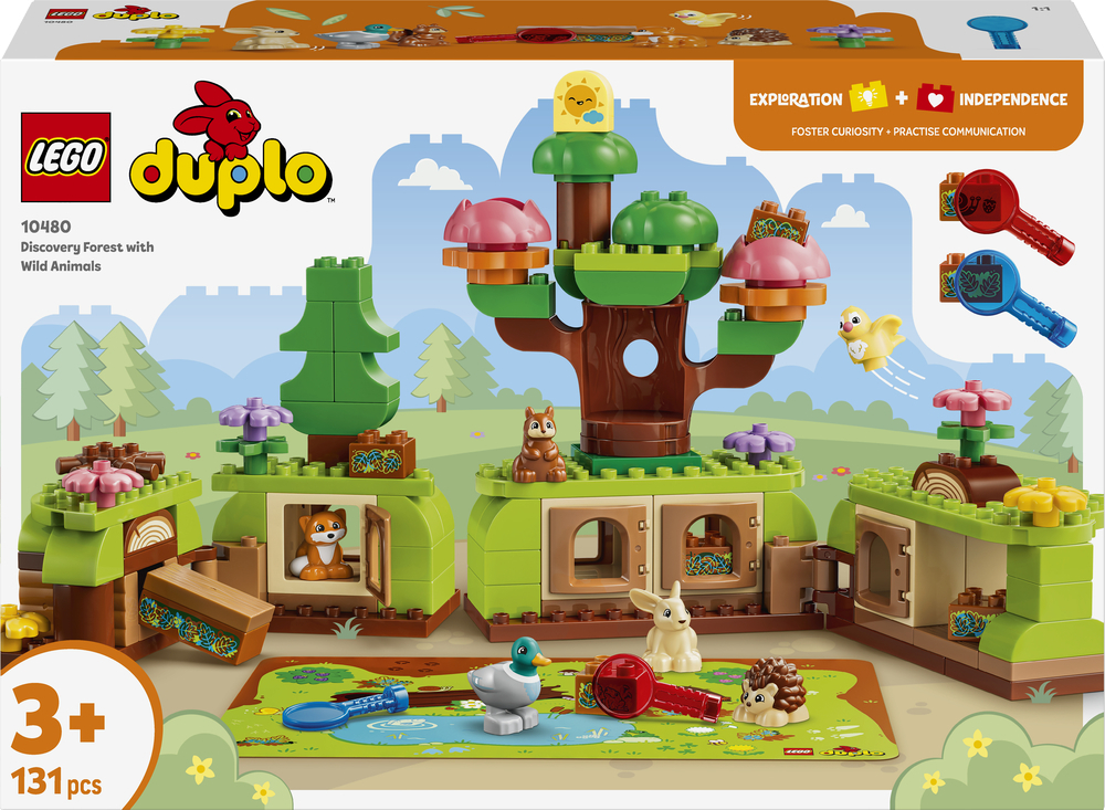 LEGO 10480 DUPLO Лес открытий с дикими животными фото 1