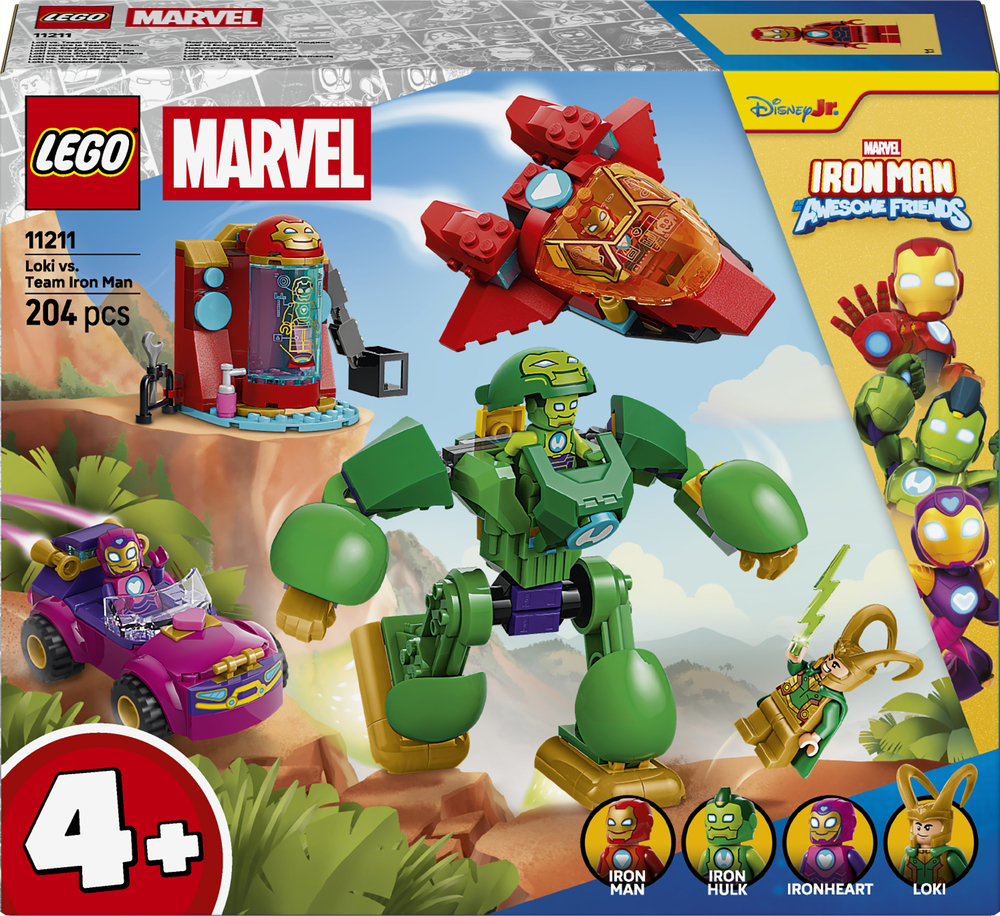 LEGO 11211 Disney Локи против команды Железного Человека фото 1