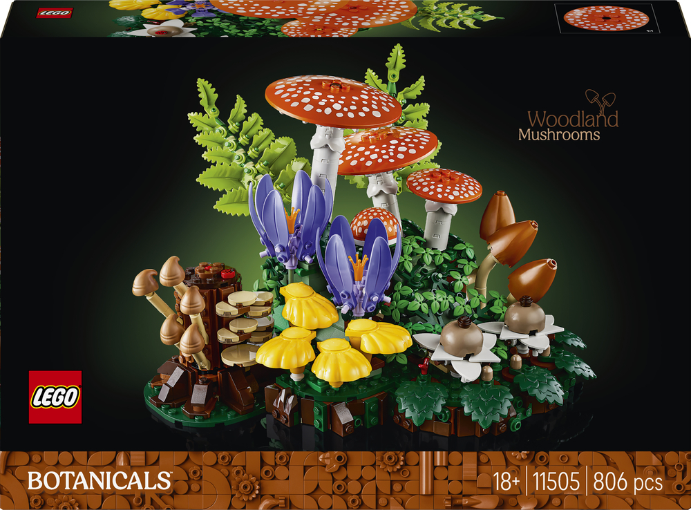 LEGO 11505 Botanicals Лесные грибы фото 1