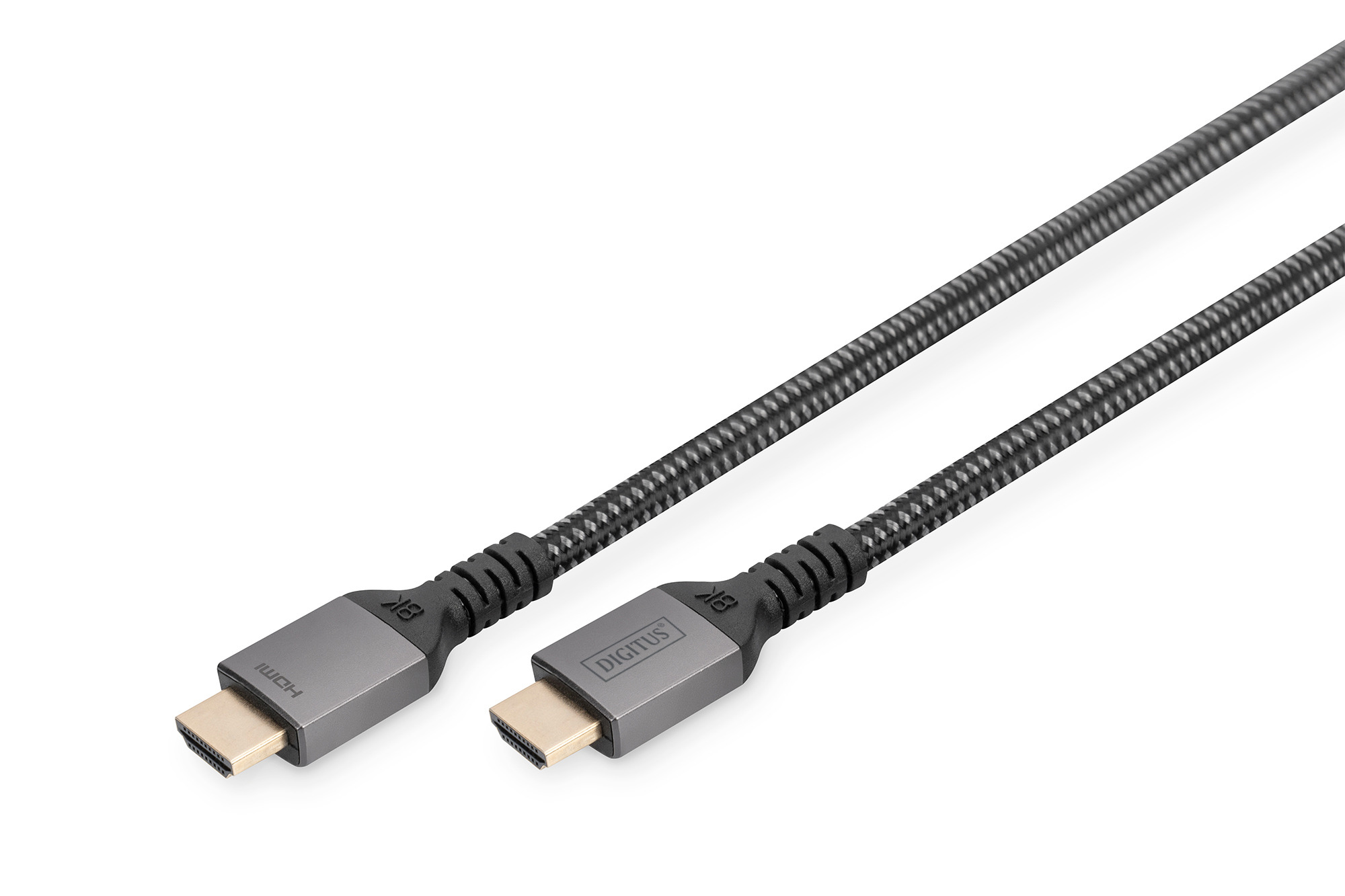Кабель DIGITUS HDMI (M/M) 8K Ultra High speed/Ethernet 2м черный (DB-330200-020-S) фото 1