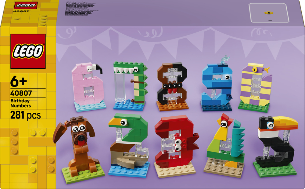 LEGO 40807 Iconic Цифры на день рождения фото 1