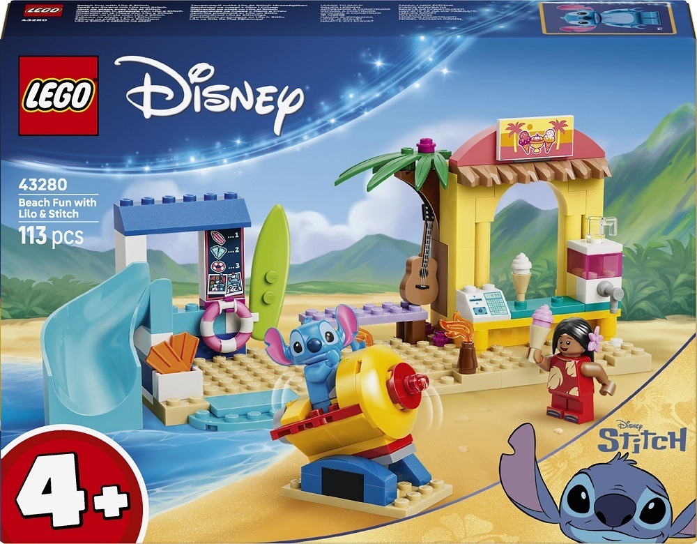LEGO 43280 Disney Веселье на пляже с Лило и Стичом фото 1