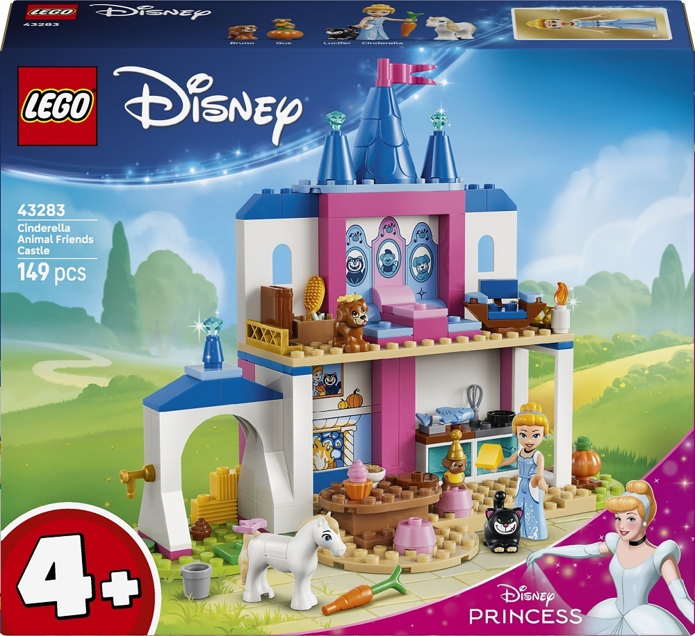 LEGO 43283 Disney Замок Золушки и ее друзей-животных фото 1