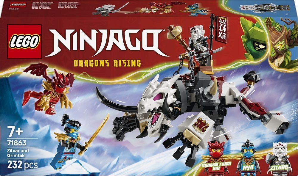 LEGO 71863 Ninjago Зильвар и дракон Гримтак фото 1