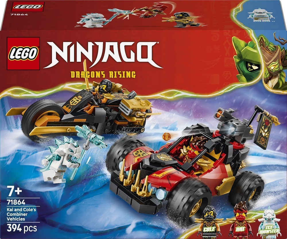 LEGO 71864 Ninjago Комбинированные транспортные средства Кая и Коула фото 1