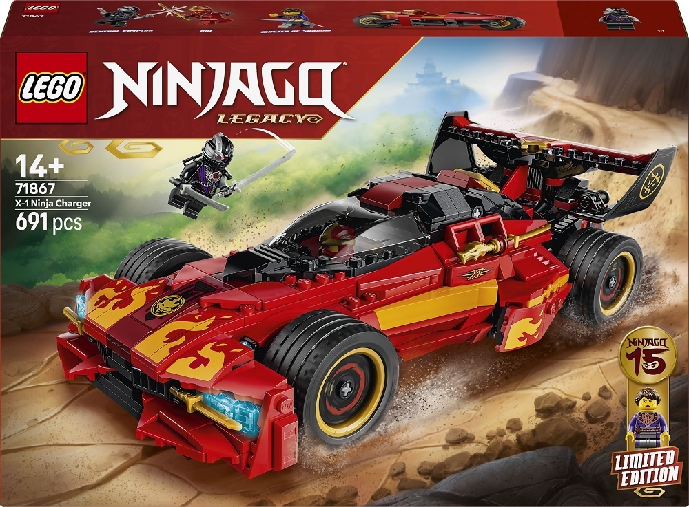 LEGO 71867 Ninjago Преследователь ниндзя X-1 — 15-я годовщина фото 1