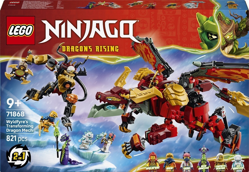 LEGO 71868 Ninjago Дракон-трансформер Уайлдфайер фото 1