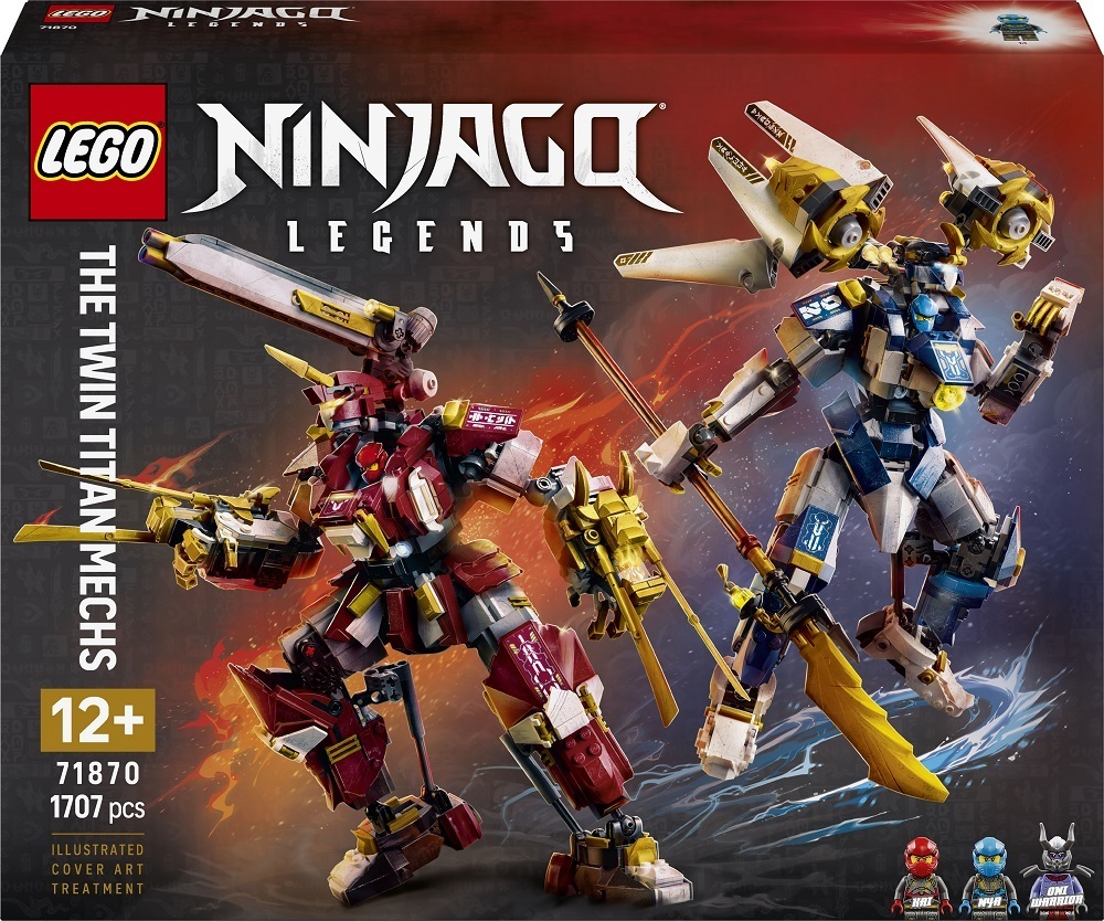 &TEAM NICHOLASセット LEGO 71870 Ninjago Близнецы роботы-Титаны – купить в Киеве | цена