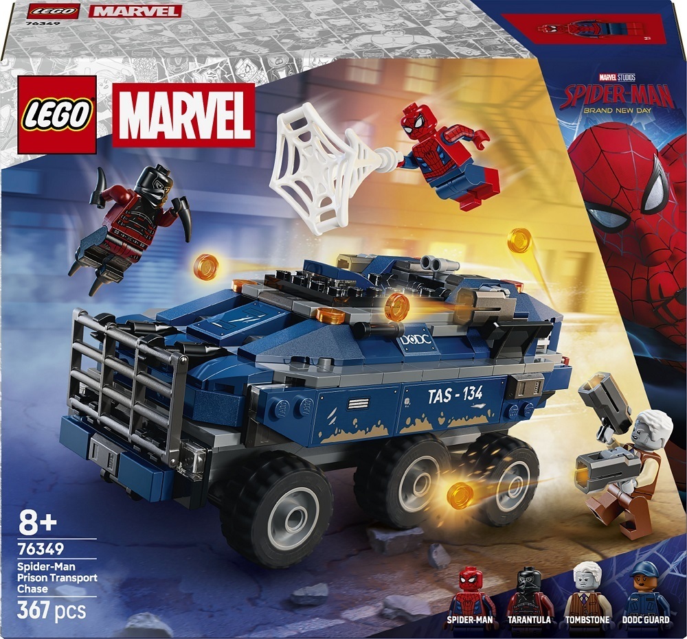 LEGO 76349 Marvel Преследование Человеком-Пауком машины для перевозки преступников фото 1
