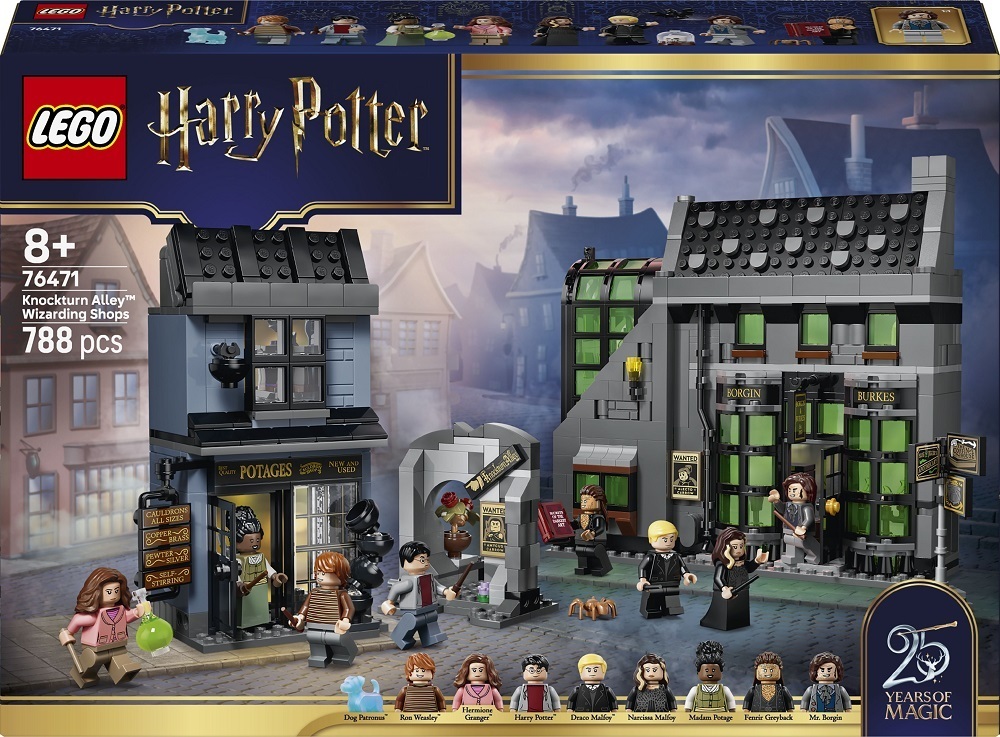 LEGO 76471 Harry Potter Магазины для волшебников в Лютном переулке фото 1